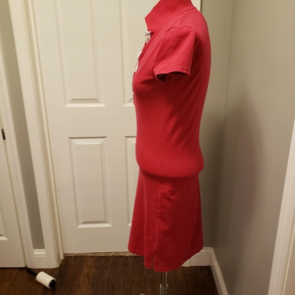 Tommy Hilfiger pink polo dress - Picture 2 of 4